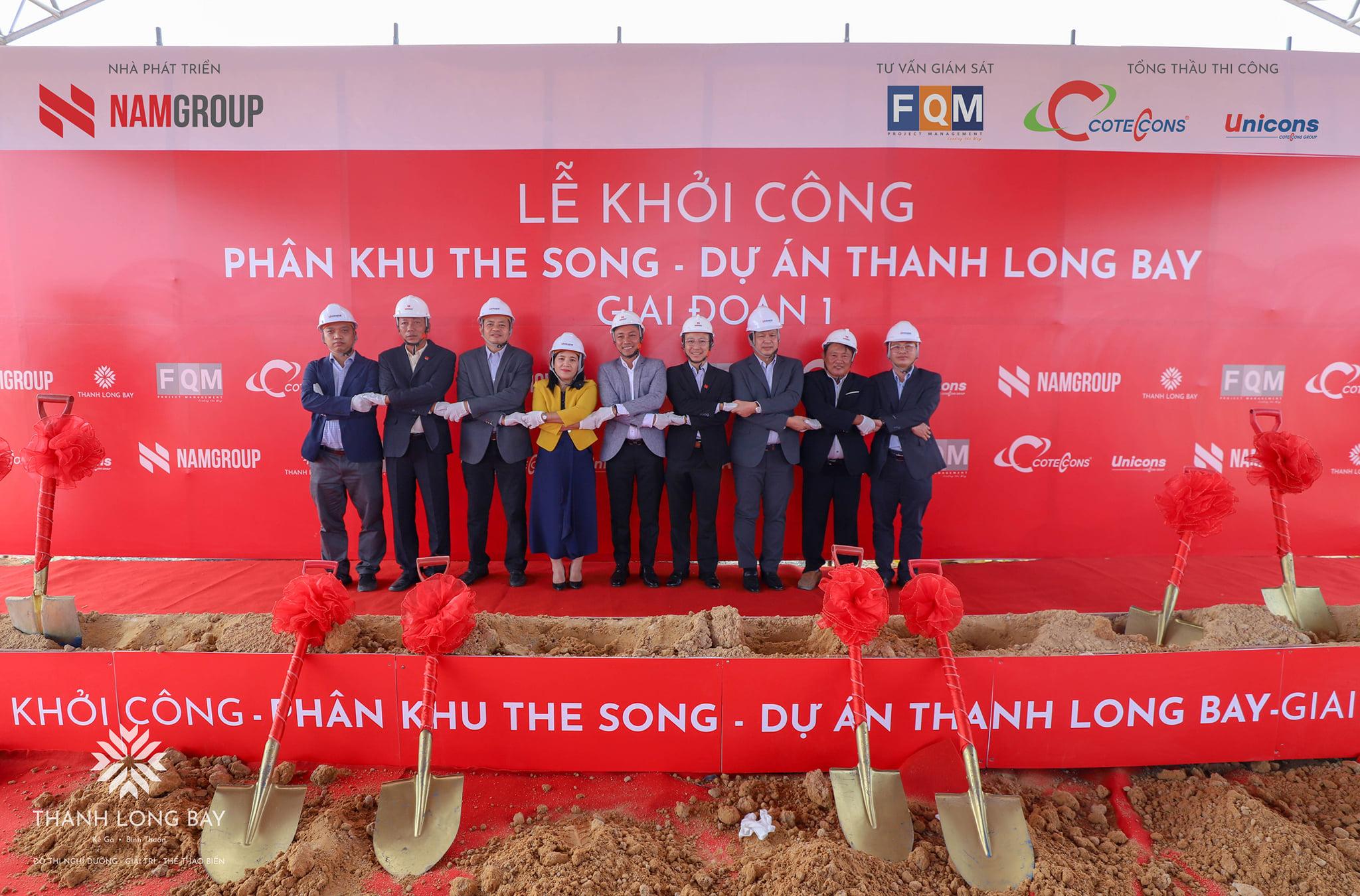 NAM GROUP CÙNG UNICONS KHỞI CÔNG GIAI ĐOẠN 1 PHÂN KHU THE SONG